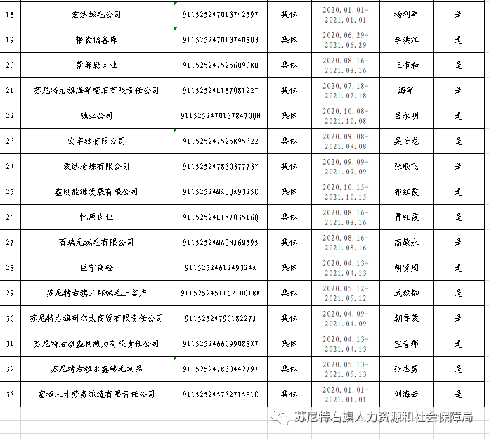 苏尼特右旗人社局最新项目概览