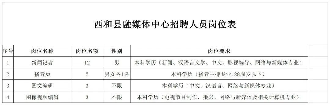 西和县文化局最新招聘公告概览