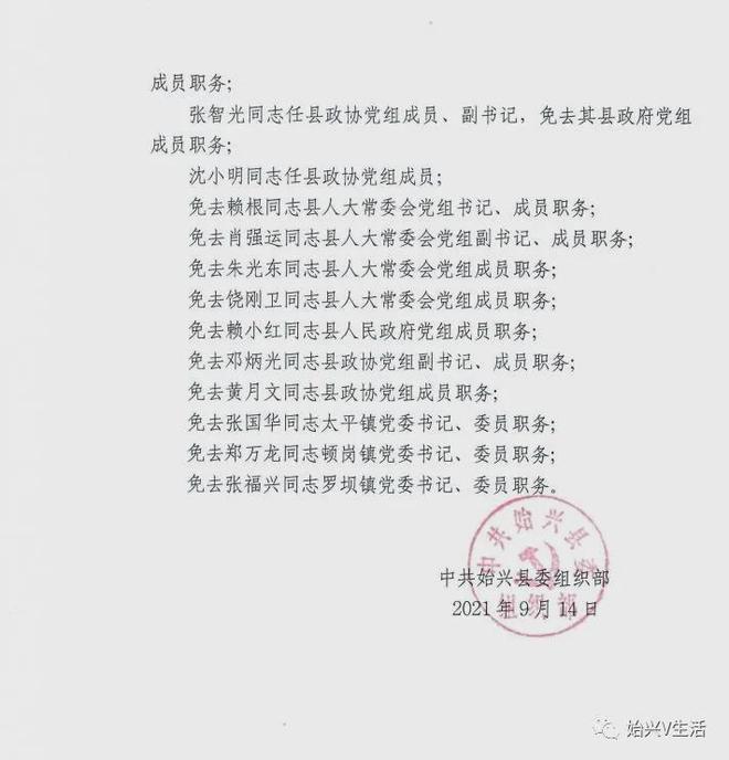 始兴县统计局人事任命动态解读