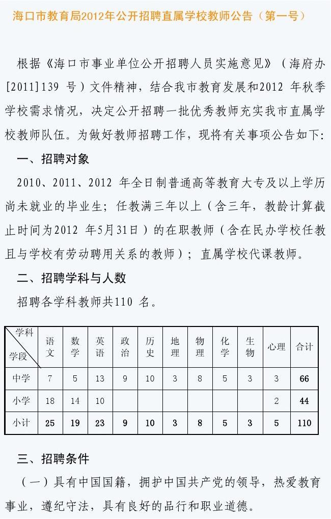 文昌市教育局最新招聘资讯概览