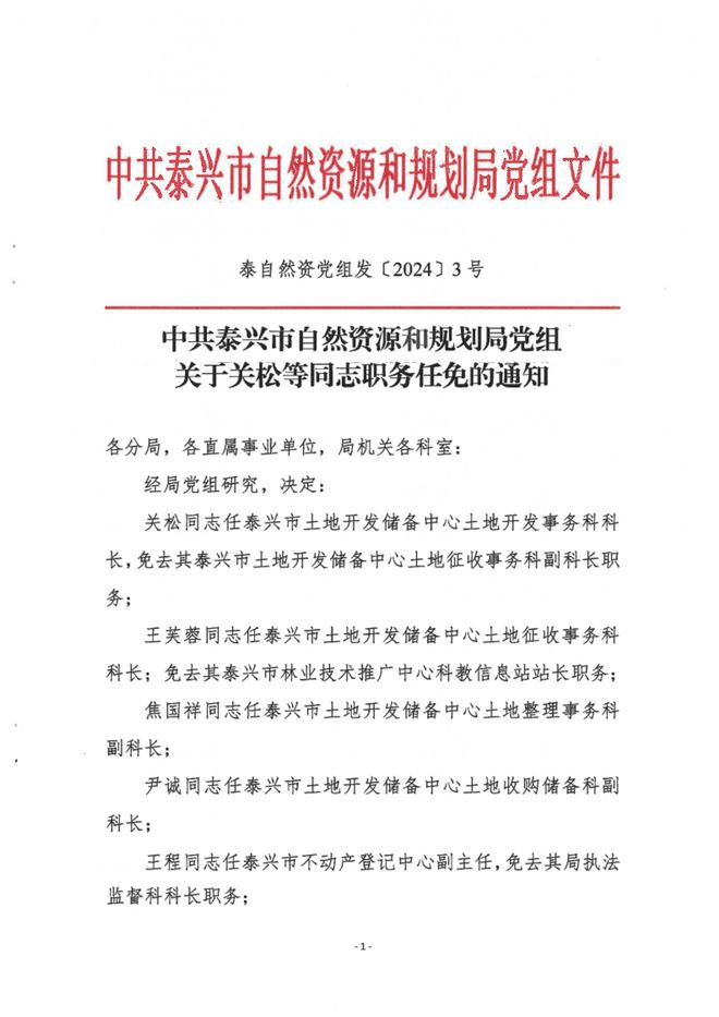 朔城区自然资源和规划局人事任命动态解读