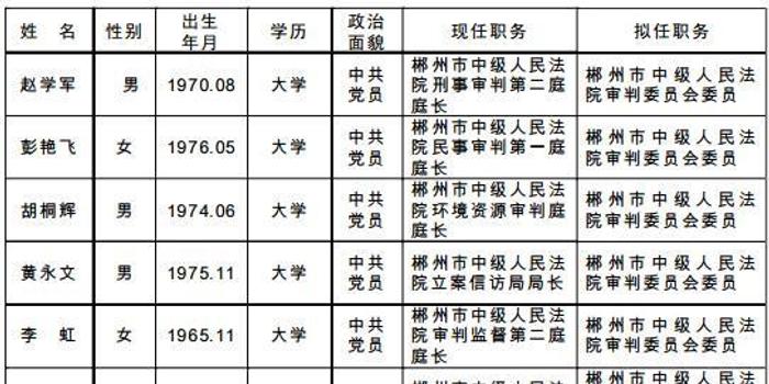 桂阳县人民政府办公室人事任命动态解析