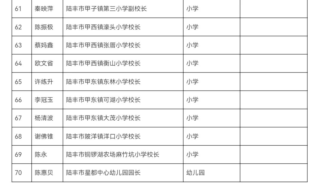 陆丰市小学人事任命揭晓，开启教育新篇章