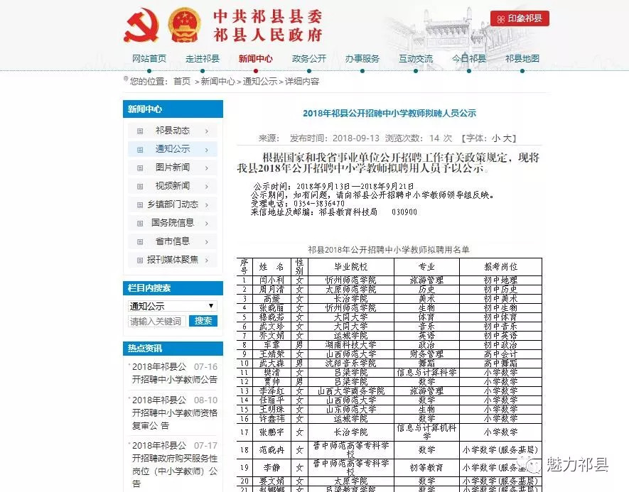 祁县教育局最新招聘信息深度解析